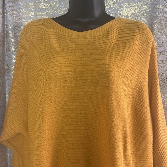 Ardene Mustard Yellow Ribbed Dolman Sweater Size L - Picture 5 of 14